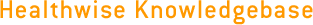 Healthwise Knowledgebase